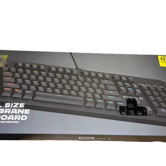 Atrix Membrane Wired Gaming Keyboard with RGB Lighting GameStop Exclusive
Atrix - Picture 3 of 9